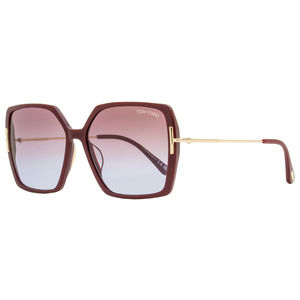 Tom Ford Burgundy and Gold Sunglasses